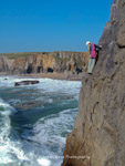 Keith Ridgeway gets his first look at Heart of Darkness, HVS 4c, Pembroke, Wales