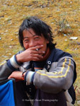 Khampa teenager on the Zhopo pastures, Eastern Tibet.