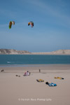 Kites laid out while their owners take a break. Dakhla, Weatern Sahara.