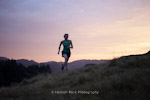 Emma Warren fell running with the rising sun. North Wales.